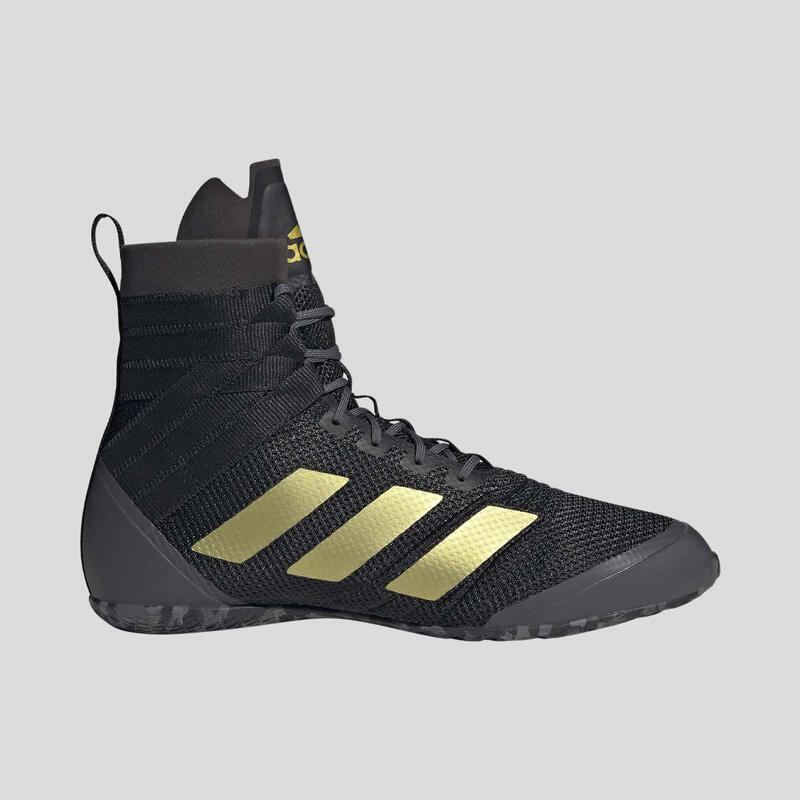 Black/Gold Adidas Speedex 18 Boxing Boots 2022 ADIDAS Decathlon