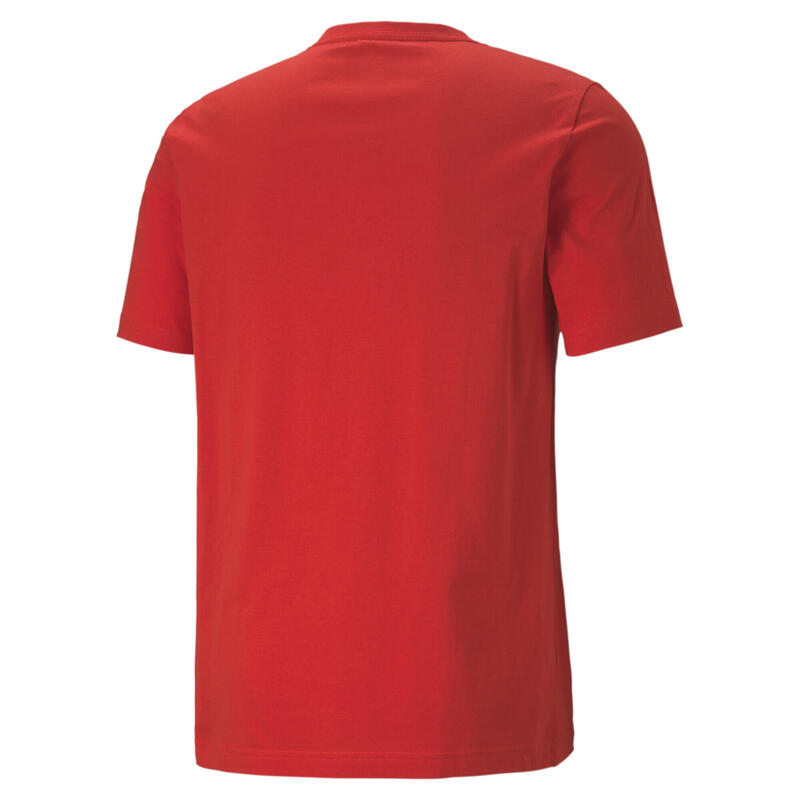 Essentials+ T-shirt met 2-kleuren-logo heren PUMA High Risk Red