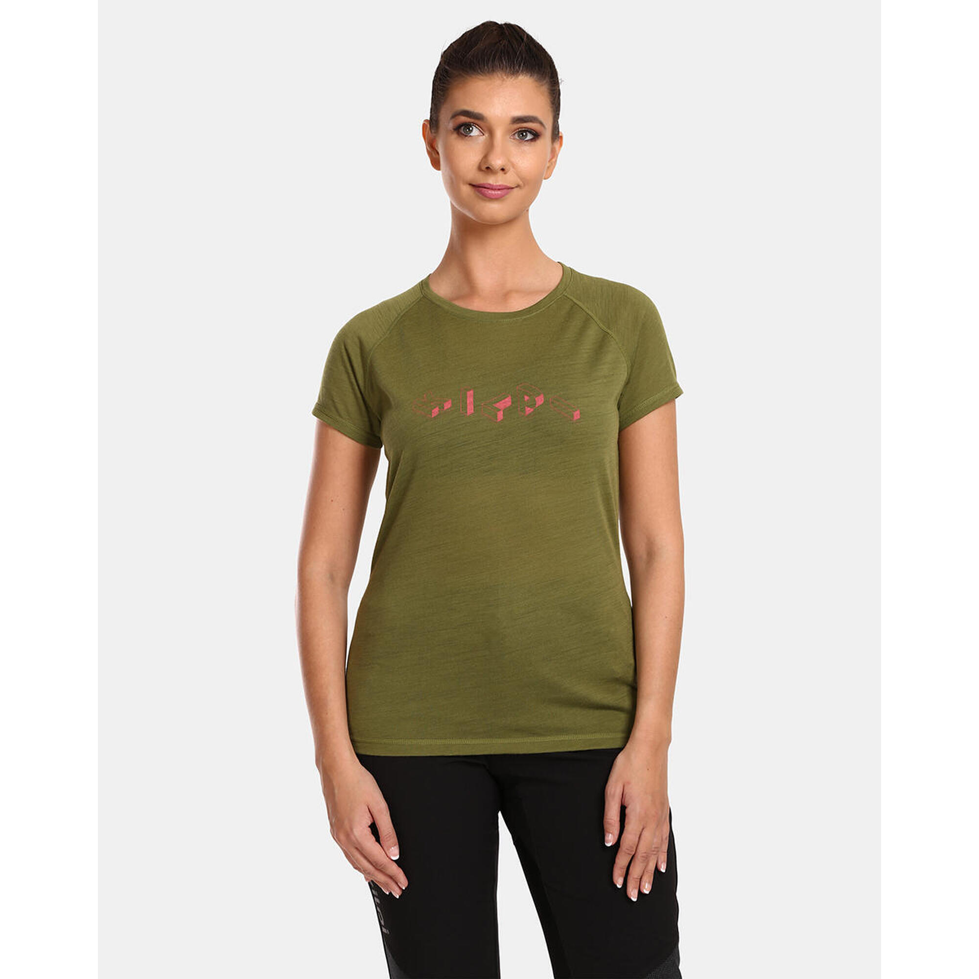 Kilpi - T-shirt En Laine Mérinos Pour Femme Kilpi Zarja-w - T-shirt Manches Courtes - Vert - 44 L - Decathlon