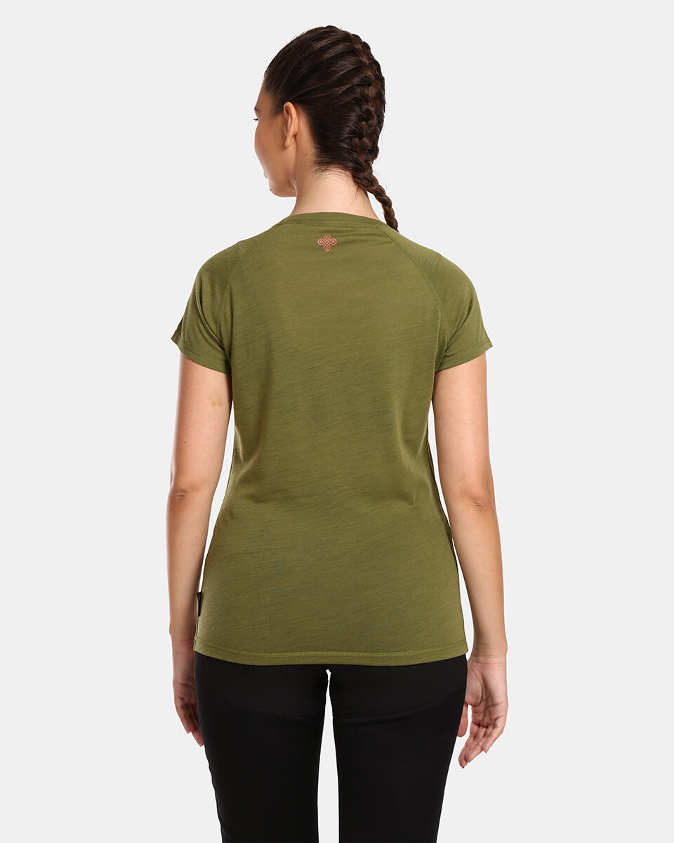 Camiseta de mujer de lana merino Kilpi ZARJA-W 2/3