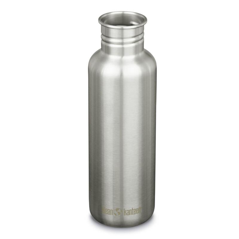 Trinkflasche Classic 800 ml Sport Cap brushed stainless