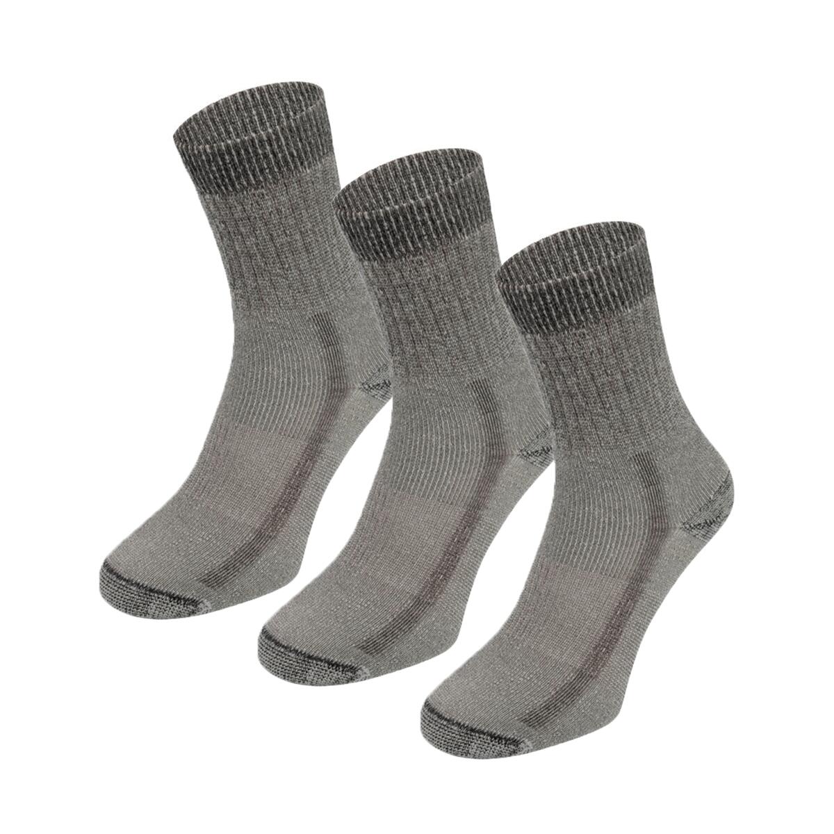 EUREKA! S7 Dünne Merinowollsocken 3er-Pack 43/45