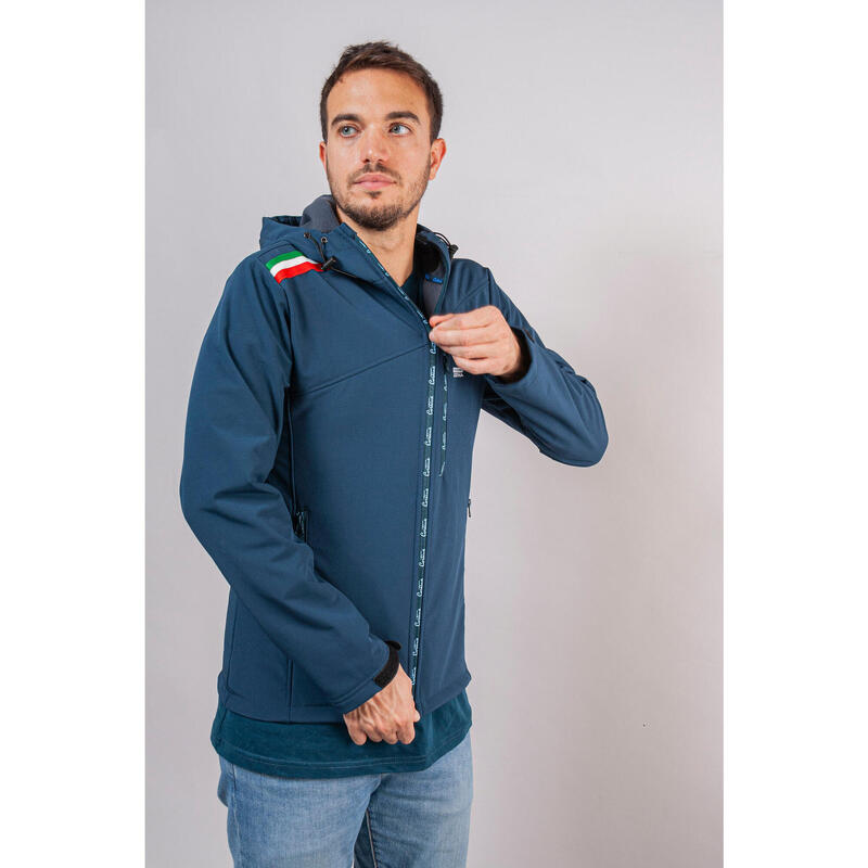 Giacca softshell da uomo  con membrana antivento