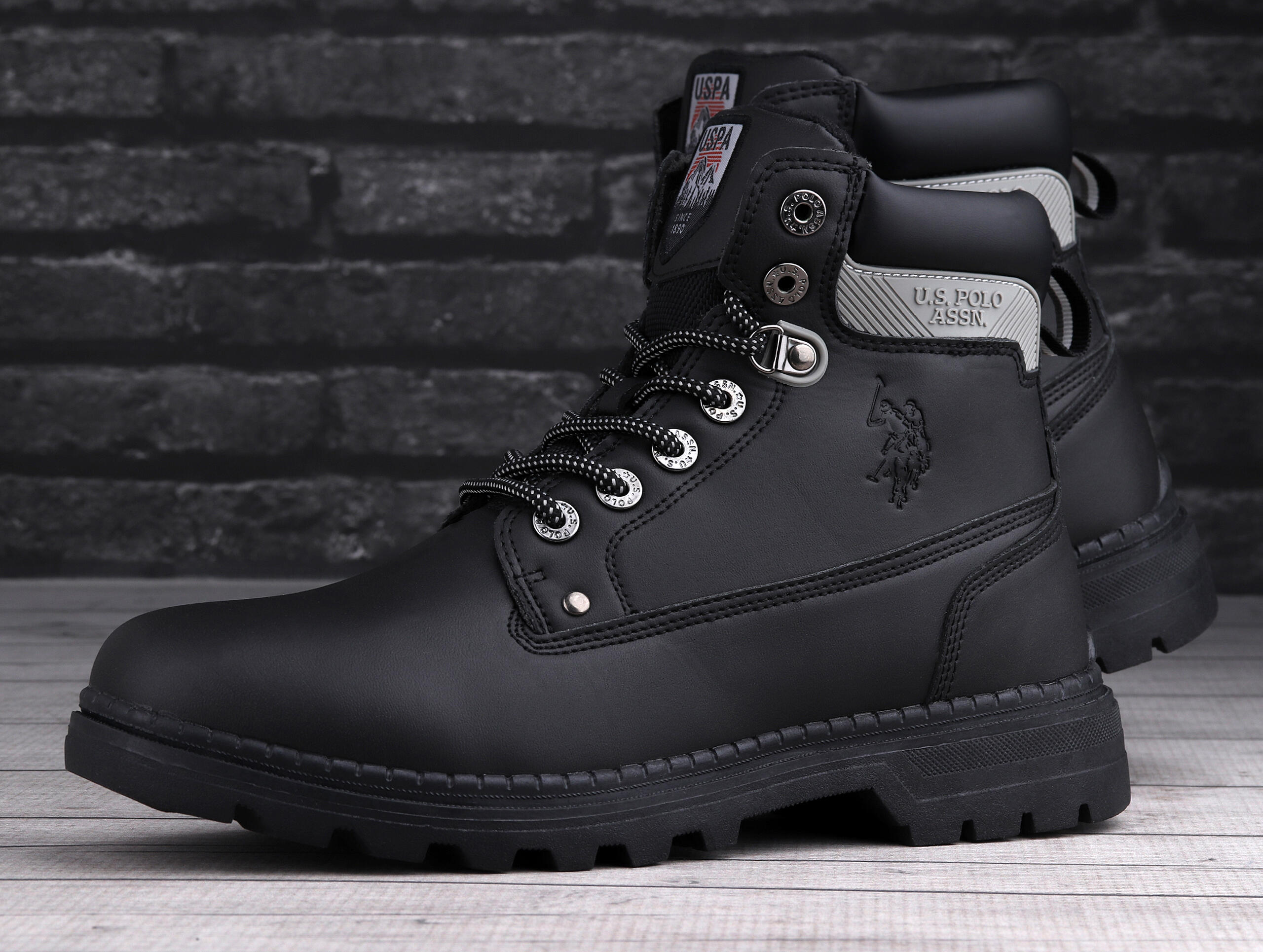 Buty męskie zimowe trapery U.S POLO 3/7