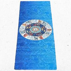 Tapis yoga voyage antidérapant - léger & fin - Mandala 1,2mmX61cmx1,83m + sangle