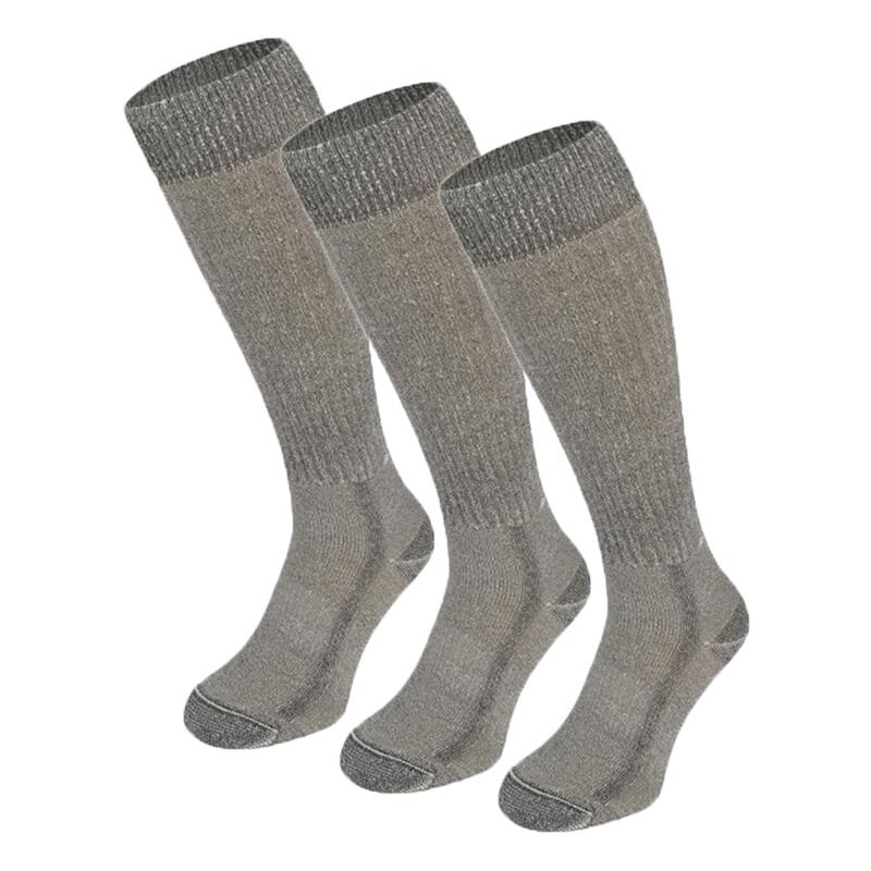 Pack de 3 paires de chaussettes hautes fines en laine mérinos S8