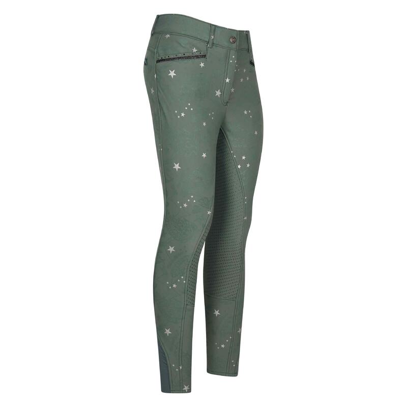 Pantalon équitation femme full grip Imperial Riding El Capone Winterwarm AOP