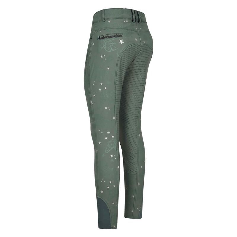 Pantalon équitation femme full grip Imperial Riding El Capone Winterwarm AOP