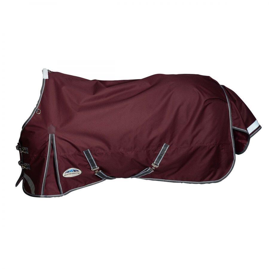 Weatherbeeta - Couverture D'Extérieur Pour Cheval Weatherbeeta Comfitec Plus Dynamic Ii 0g - Couverture Cheval - Gris|marron|rouge - 160 Cm - Decathlon