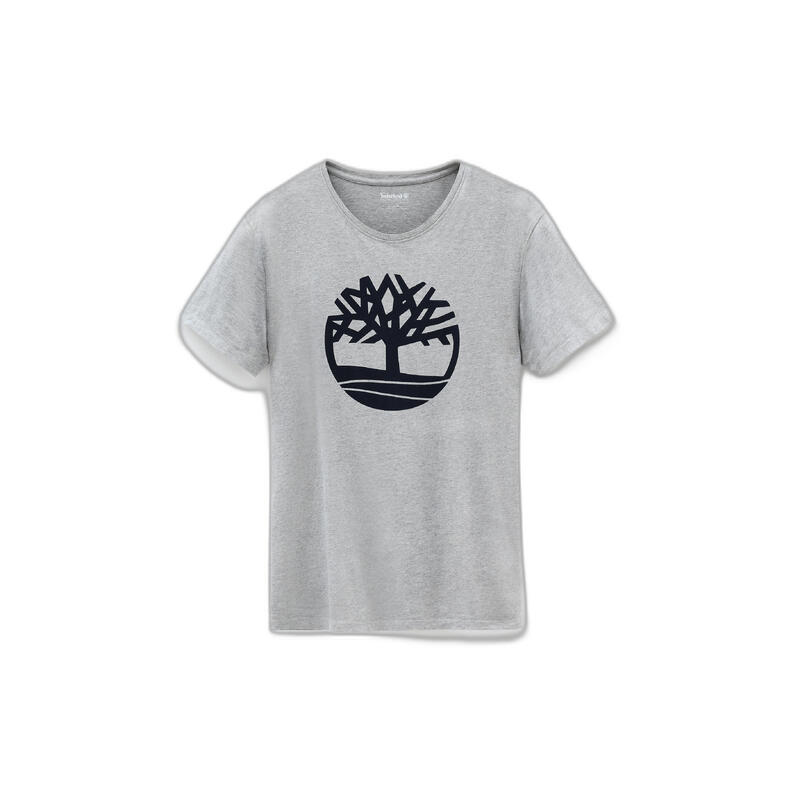 Camiseta de Manga Corta Hombre Timberland Kennebec River Tree Gris