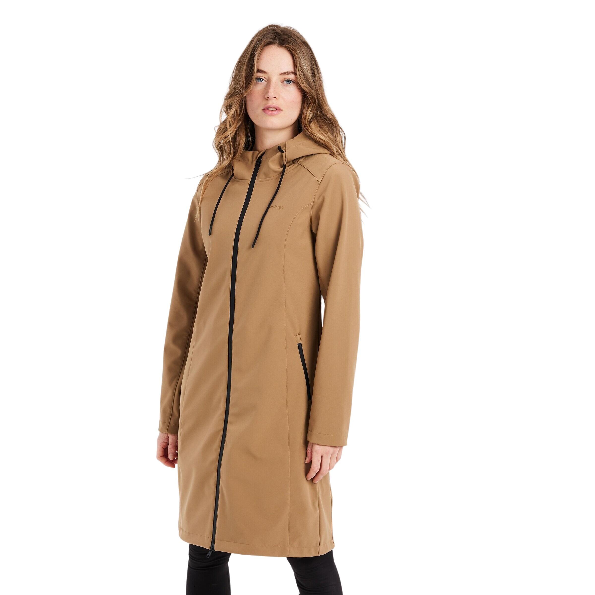 Protest - Manteau D'Extérieur Femme Protest Prteris - Veste - Beige|marron - 38 S - Decathlon