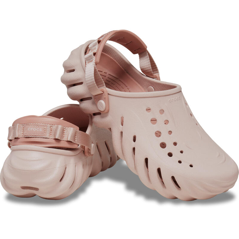 Chanclas Mujer Crocs Echo Clog Rosa