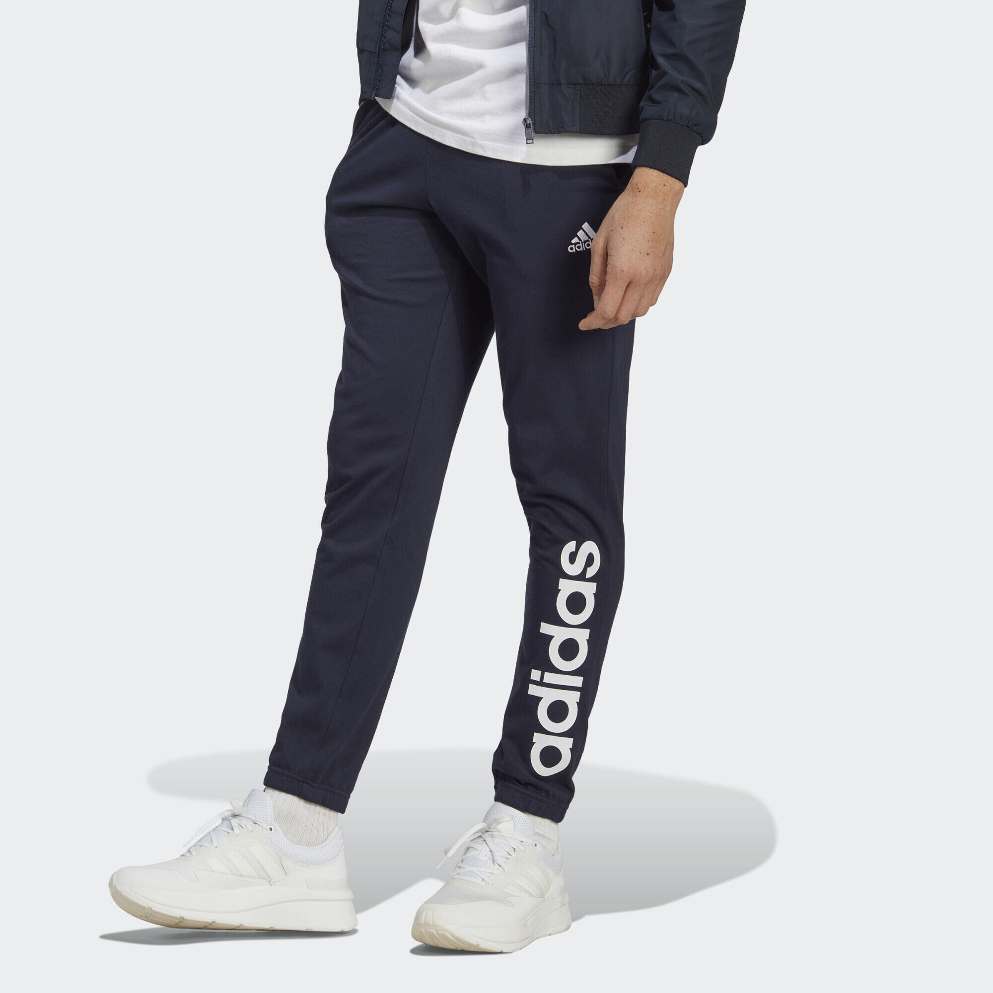 ADIDAS Essentials Single Jersey Tapered Elasticized Cuff Logo Pants