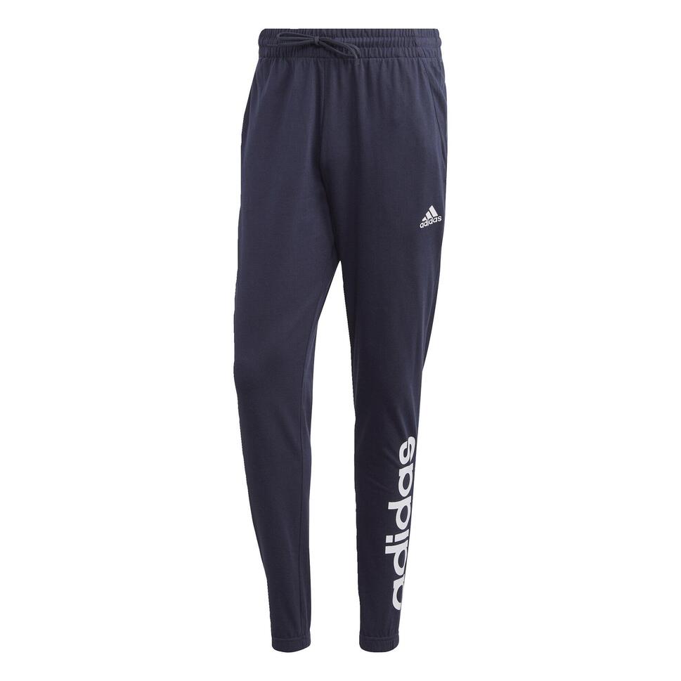 Spodnie dresowe męskie adidas Essentials Single Jersey Tapered Elasticized Cuff