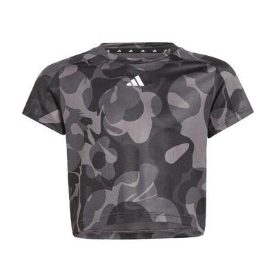 Essentials aeroready seasonal print crop t-shirt kids