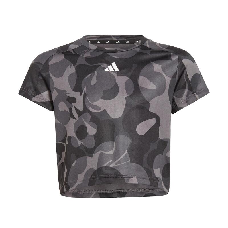 Essentials AEROREADY Seasonal Print Crop T-shirt Kids