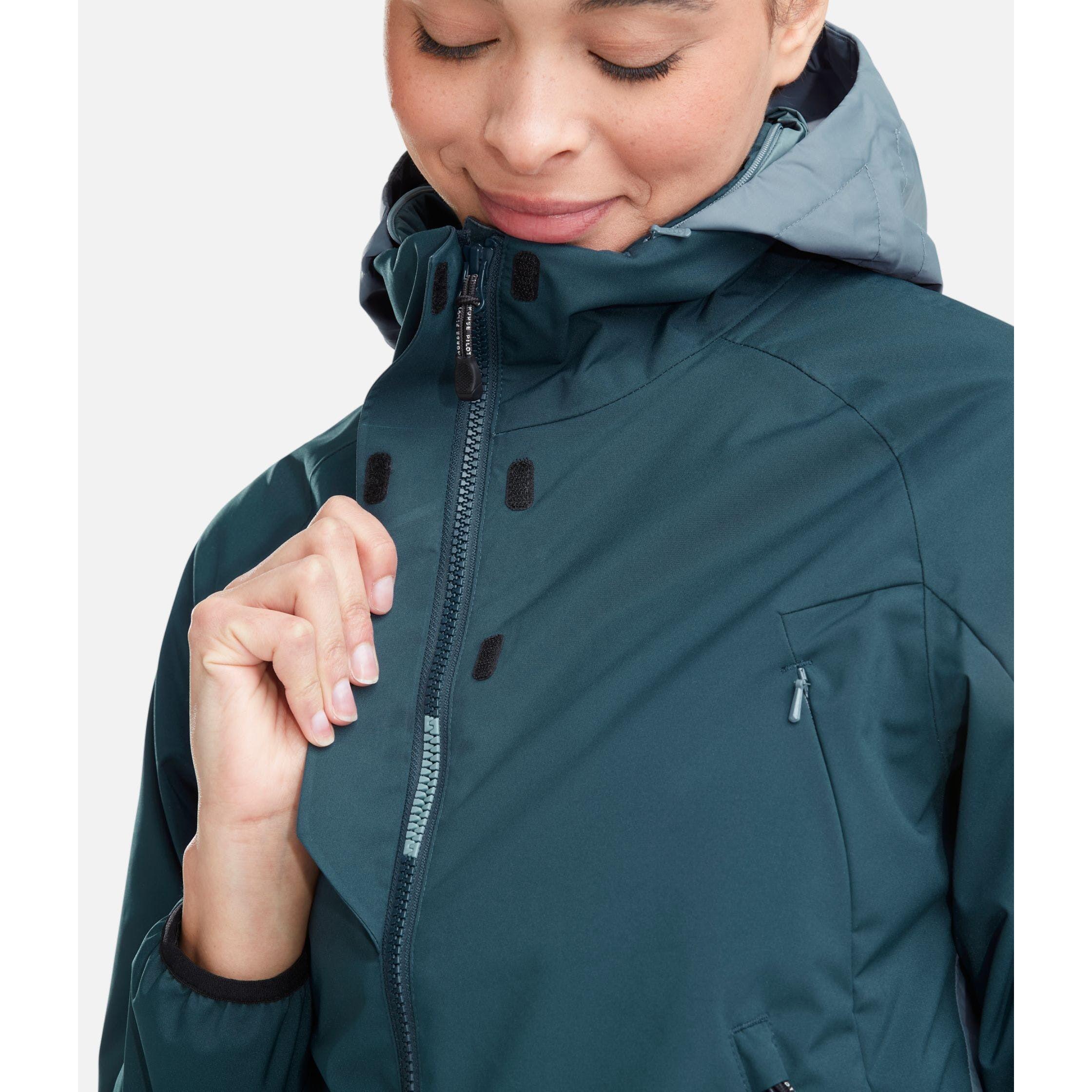 Blouson bombers à capuche femme Horse Pilot 3/7
