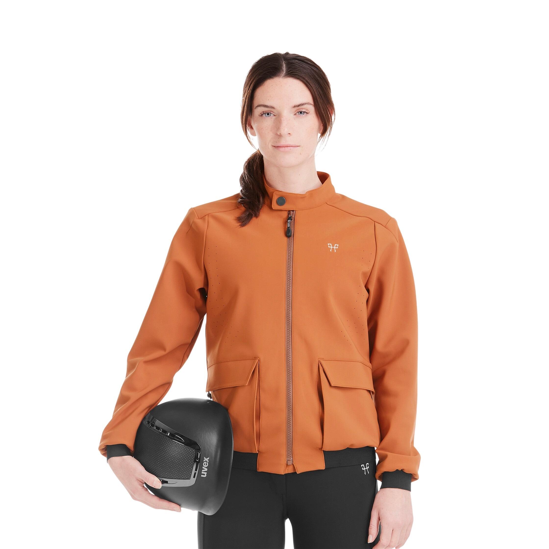 Horse Pilot - Blouson Zippé Femme Horse Pilot - Veste - Marron - 48 Xl - Decathlon
