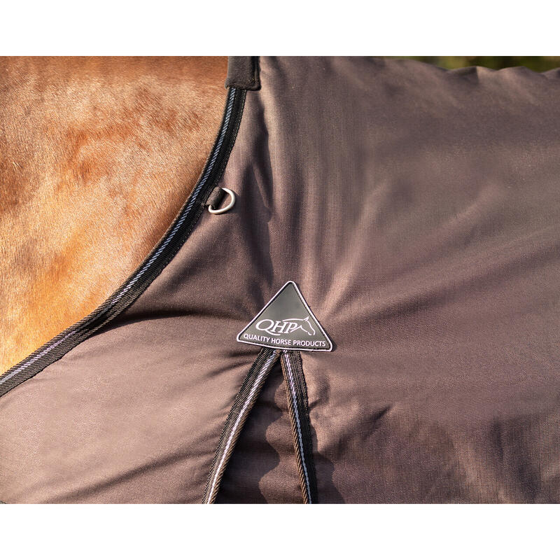 Couverture polaire imperméable pour cheval QHP collection Crocodile 50gr