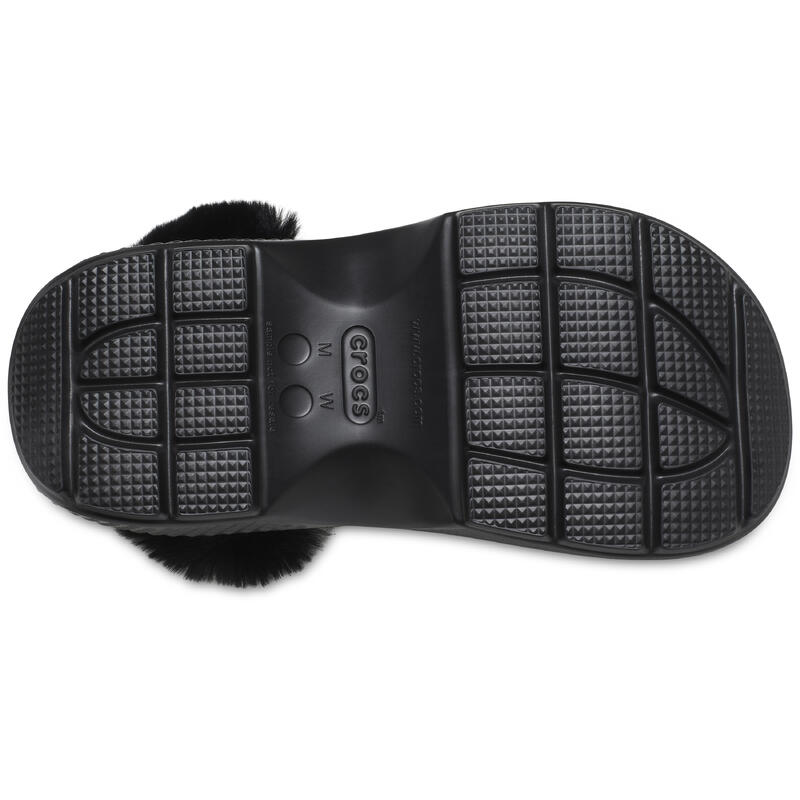 Chanclas Mujer Crocs Stomp Lined Clog Negro