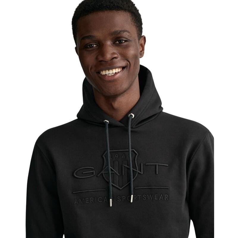 Hoodie Gant Tonal Shield