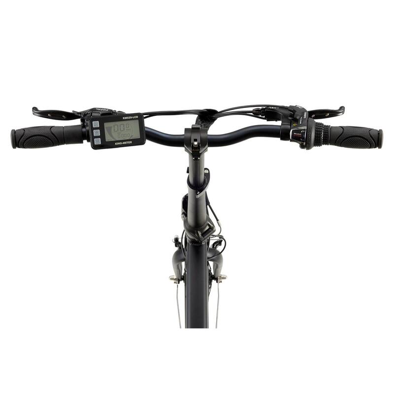 Bicicletta elettrica pieghevole Popal E-Folt 2.0 - 380Wh - 6 marce - Nero