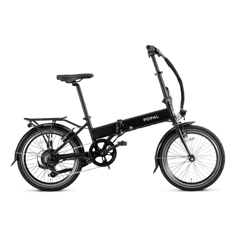 Popal E-Folt 2.0 Elektrische Vouwfiets - 380Wh accu - 6 versnellingen - Zwart