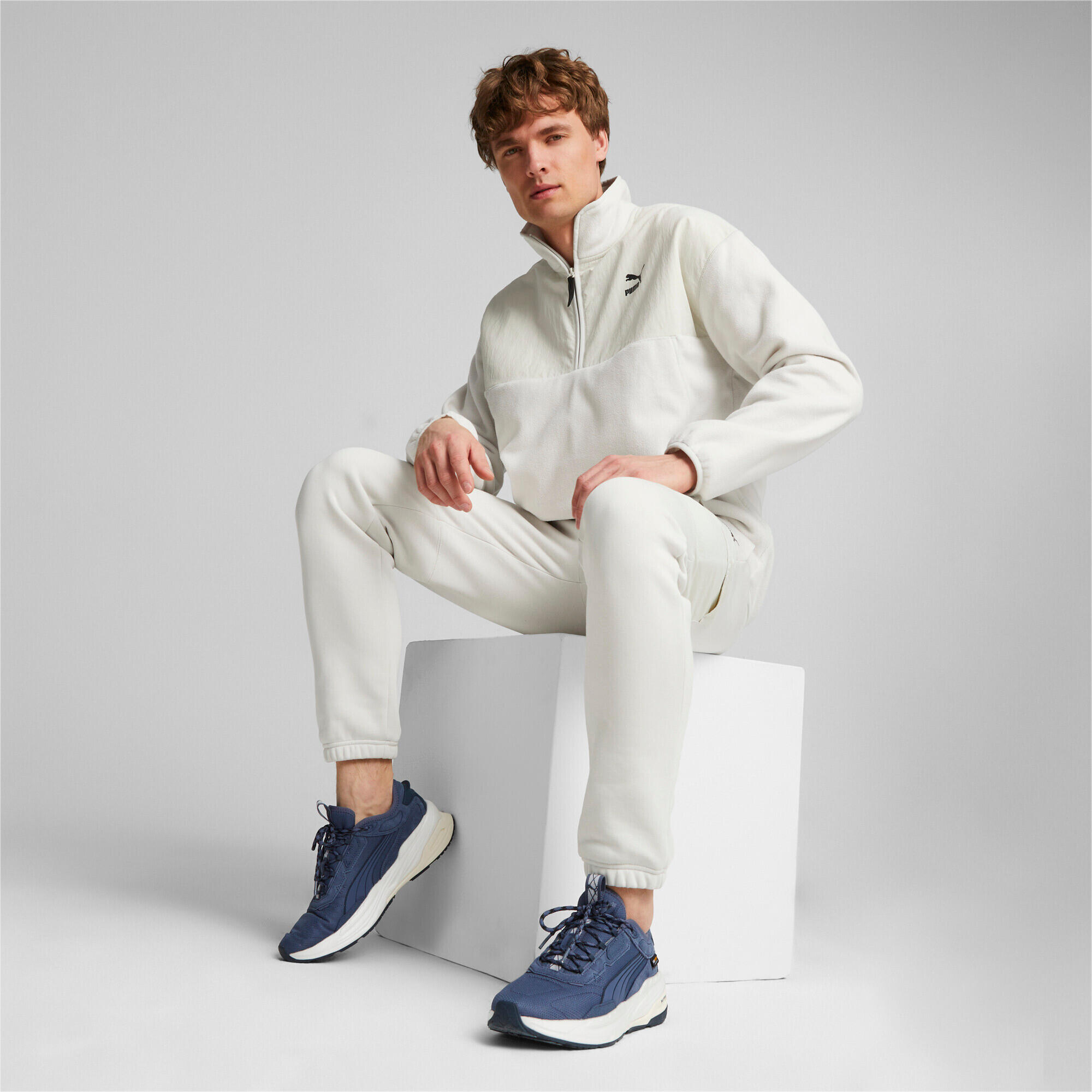 Pile con mezza zip Puma Classics Utility Fleece 2/7