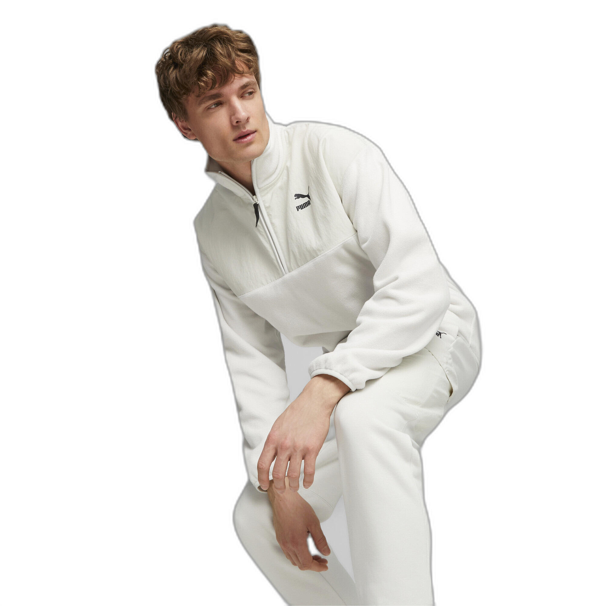 Pile con mezza zip Puma Classics Utility Fleece 3/7