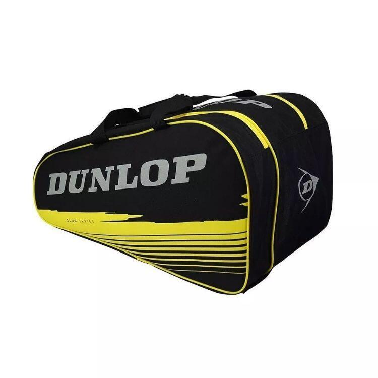 Dunlop Padeltas Paletero Club Zwart Geel Zilver