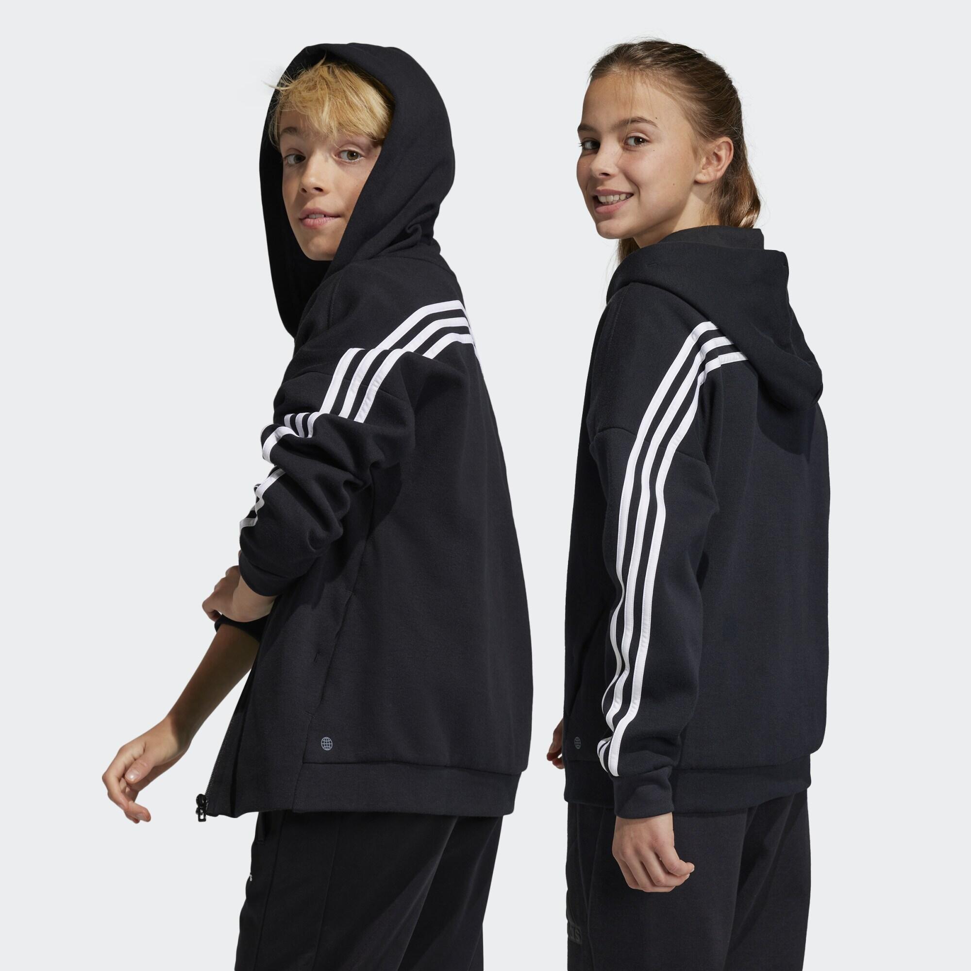 Future Icons 3-Stripes Full-Zip Hooded Track Top 3/7