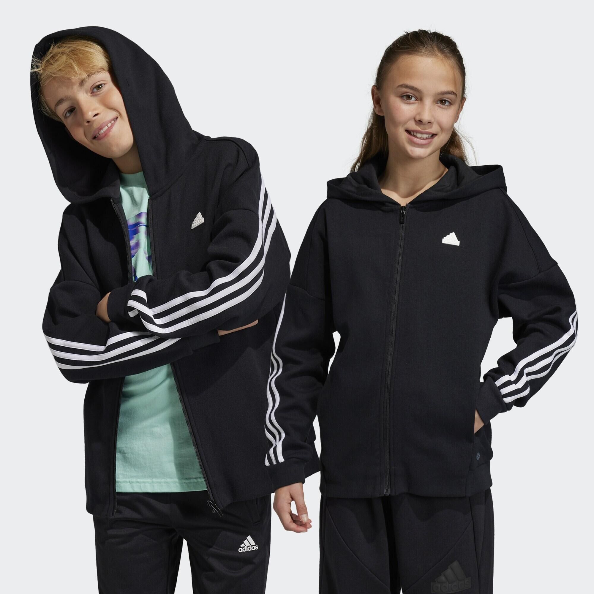 ADIDAS Future Icons 3-Stripes Full-Zip Hooded Track Top