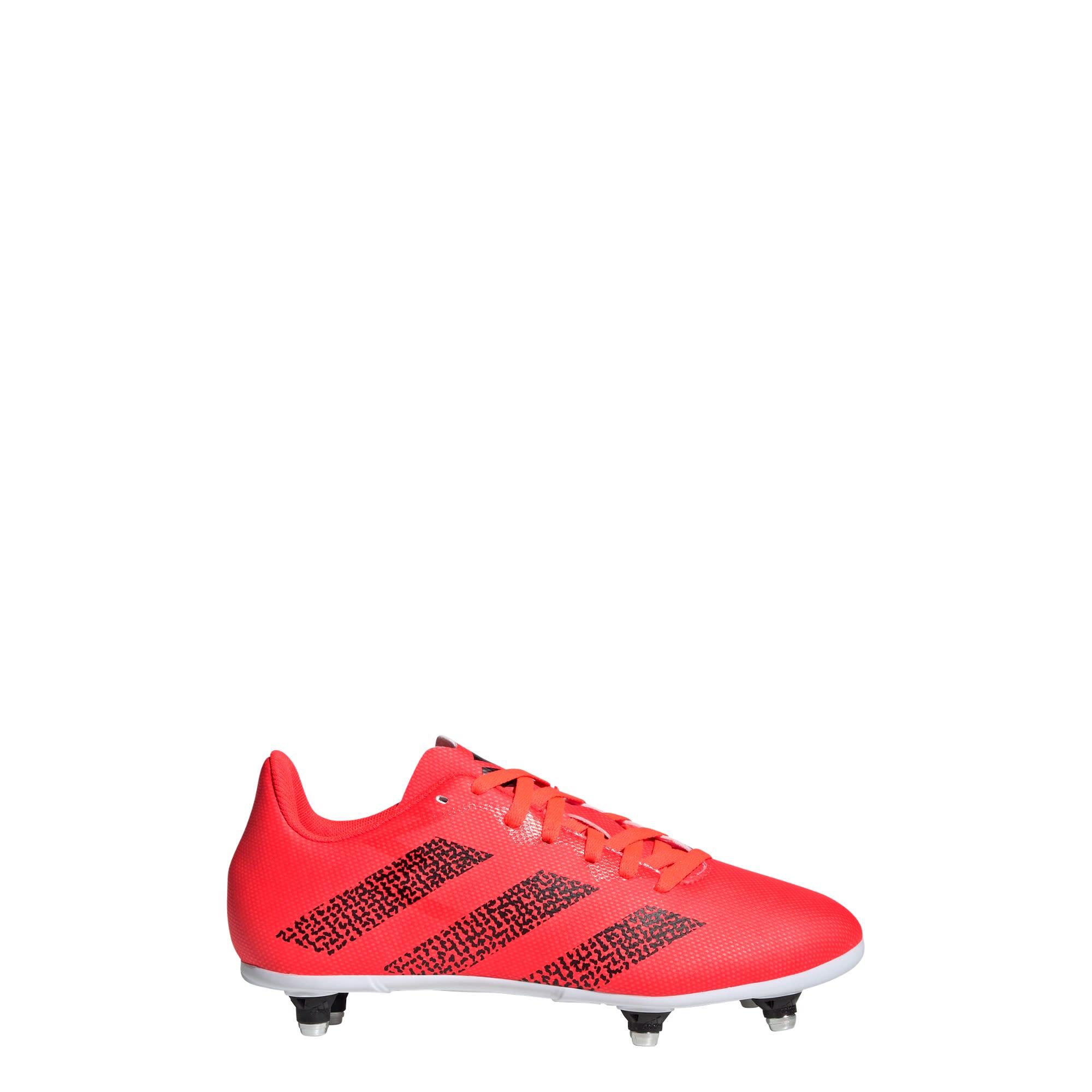 vermilion red / black / white