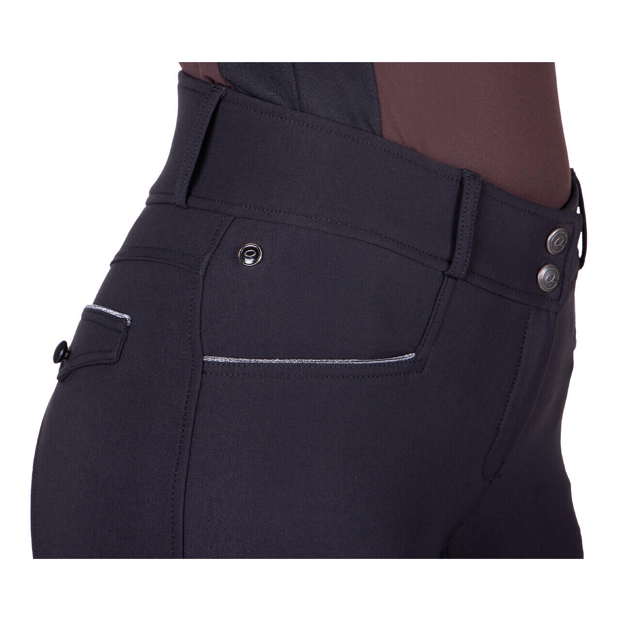 QHP Pantaloni da equitazione full grip Julin