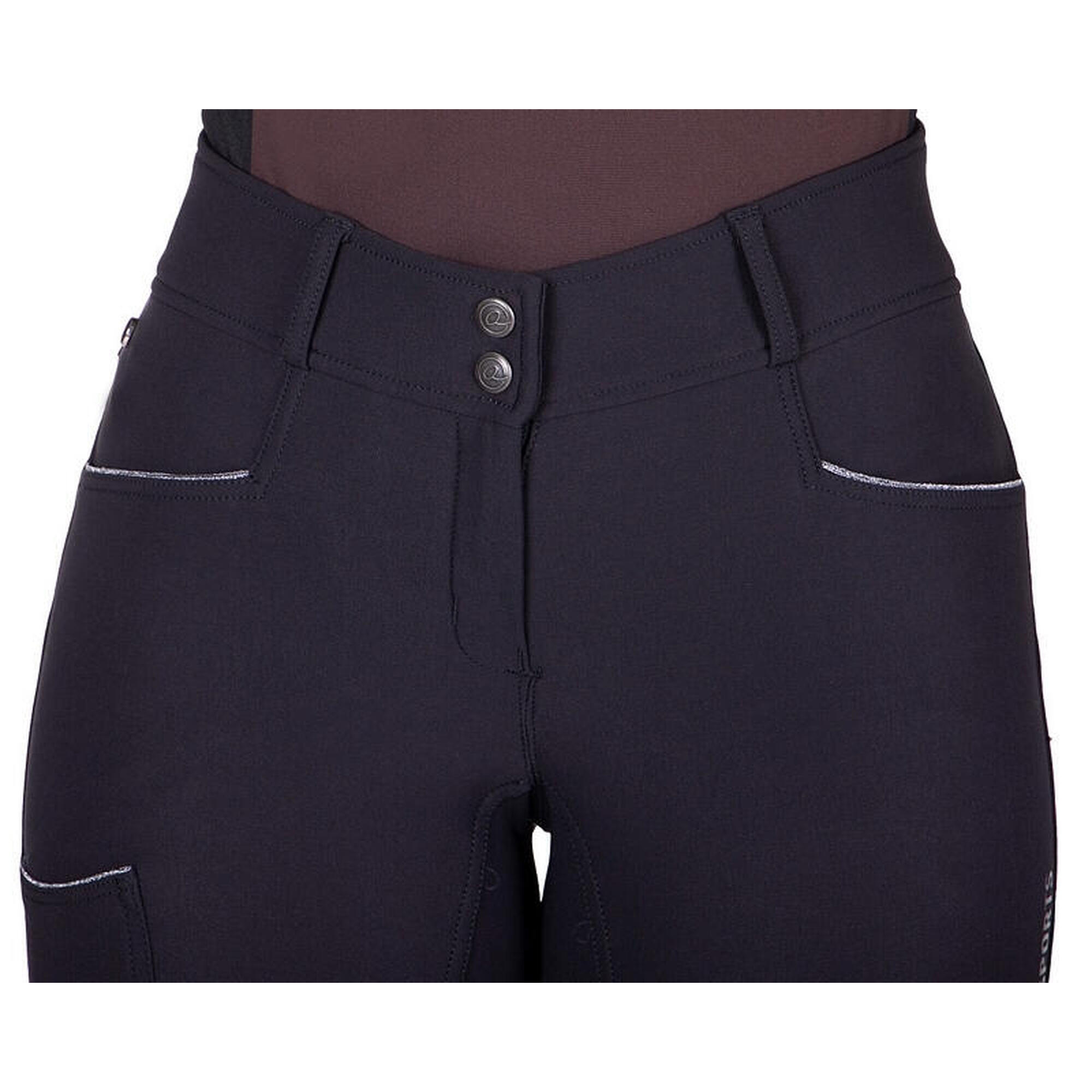 Pantaloni da equitazione full grip QHP Julin