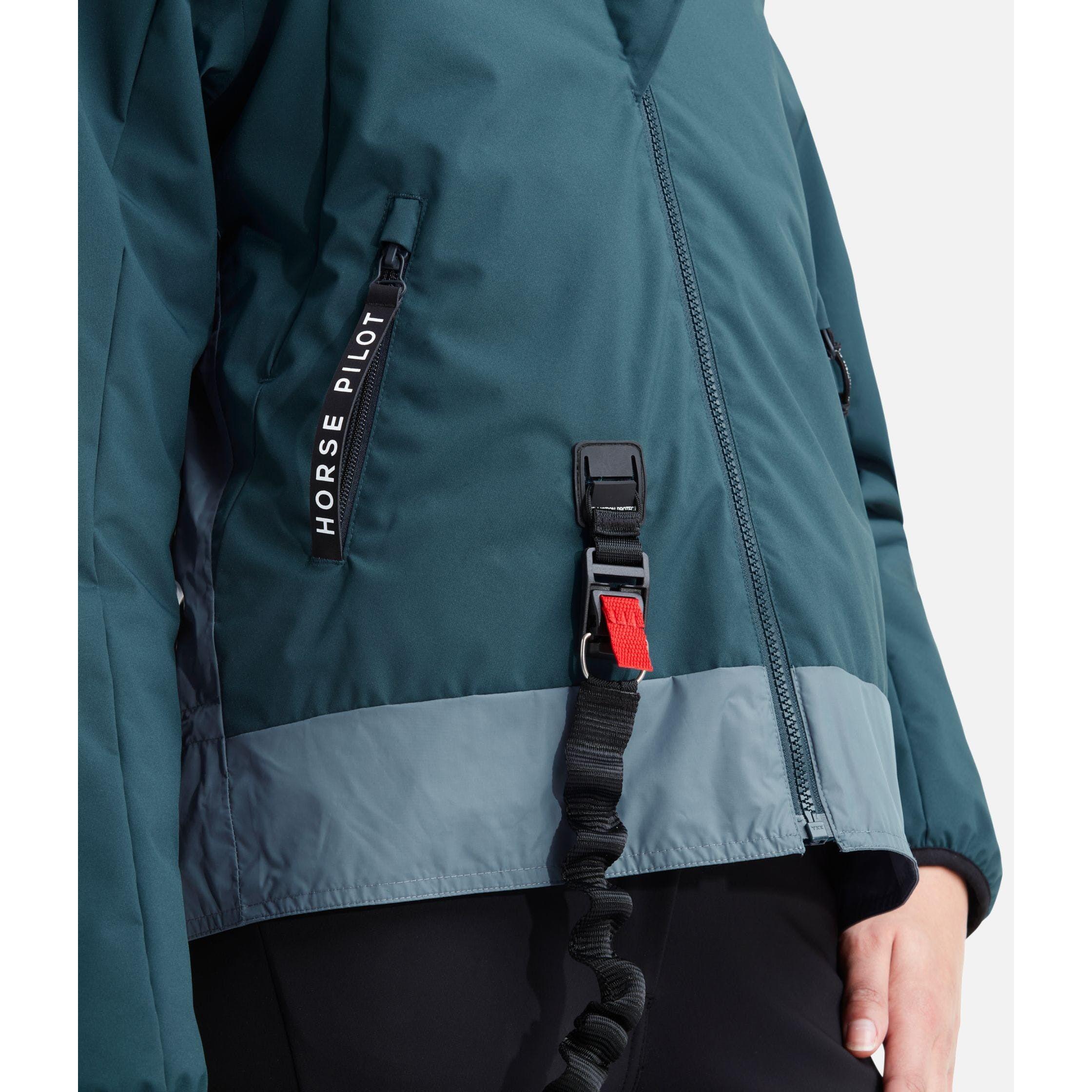 Blouson bombers à capuche femme Horse Pilot 6/7