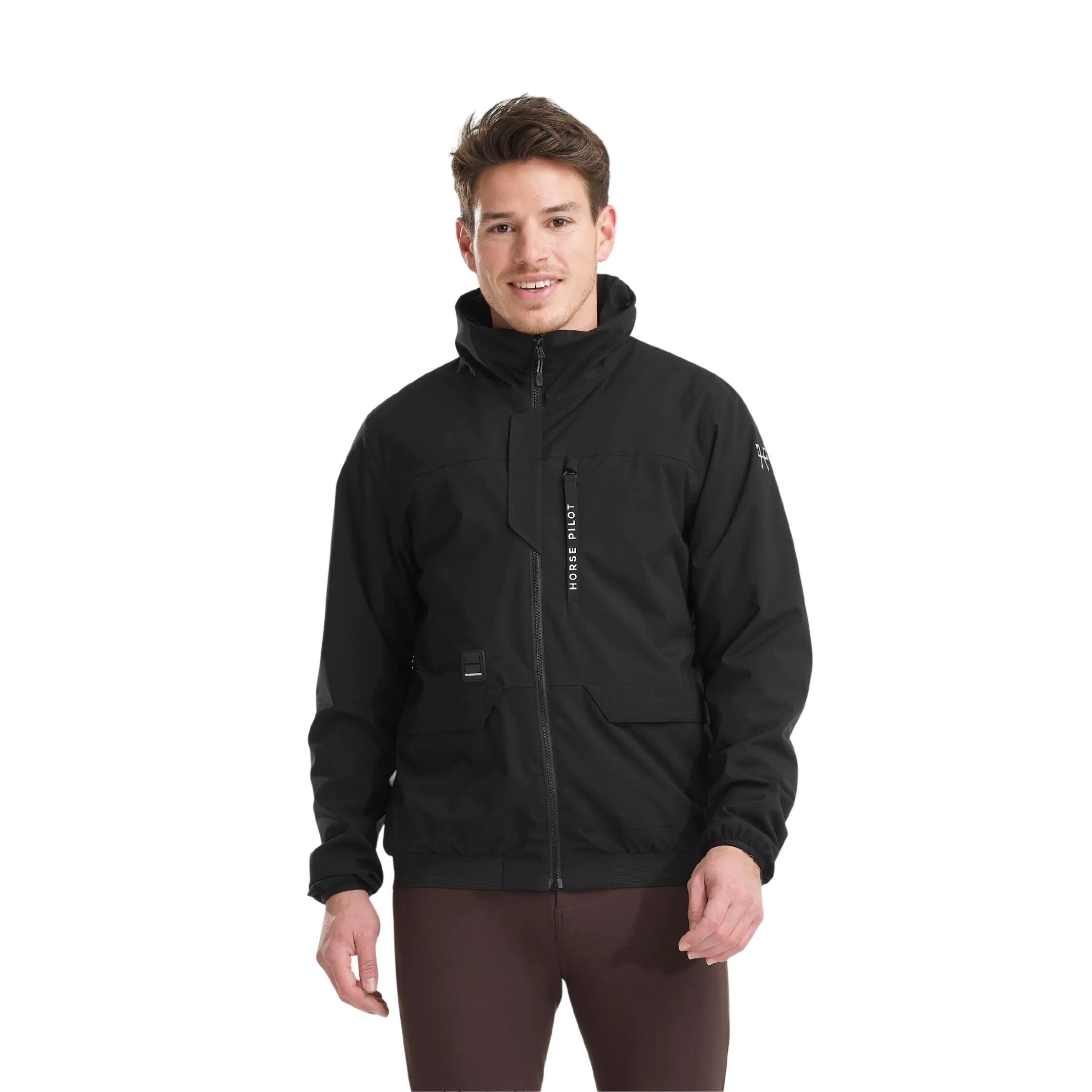 Horse Pilot - Blouson Bombers À Capuche Homme Horse Pilot - Blouson - Noir - 42 M/l - Decathlon