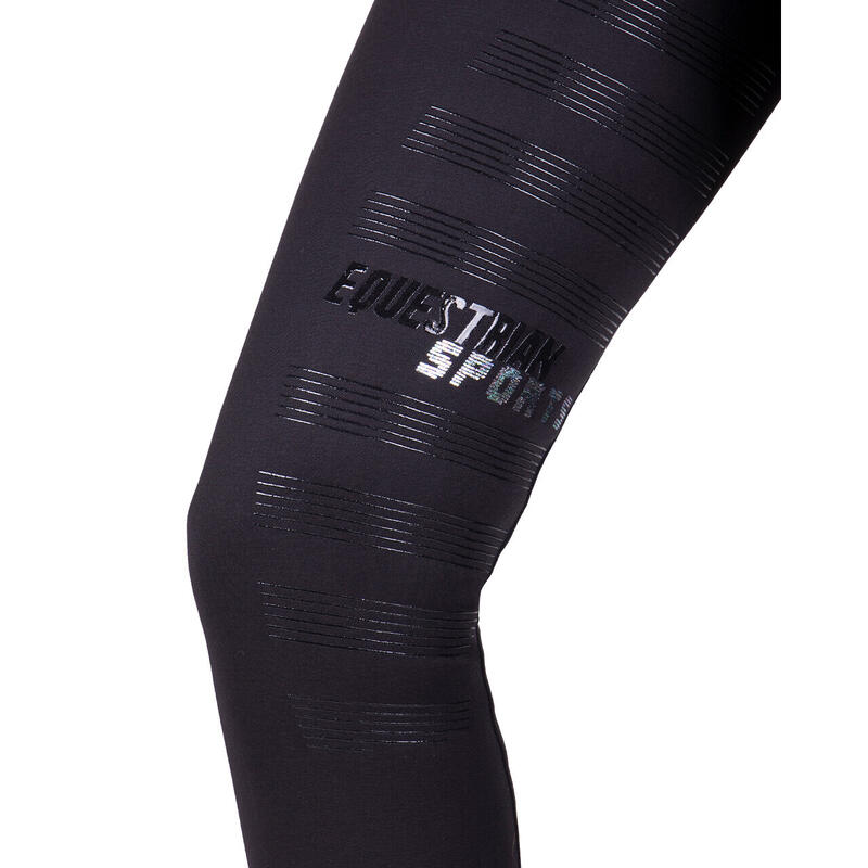 Pantaloni da equitazione full grip QHP World Tour