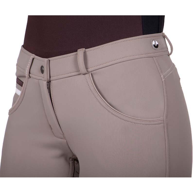 QHP Pantaloni da equitazione full grip Emma