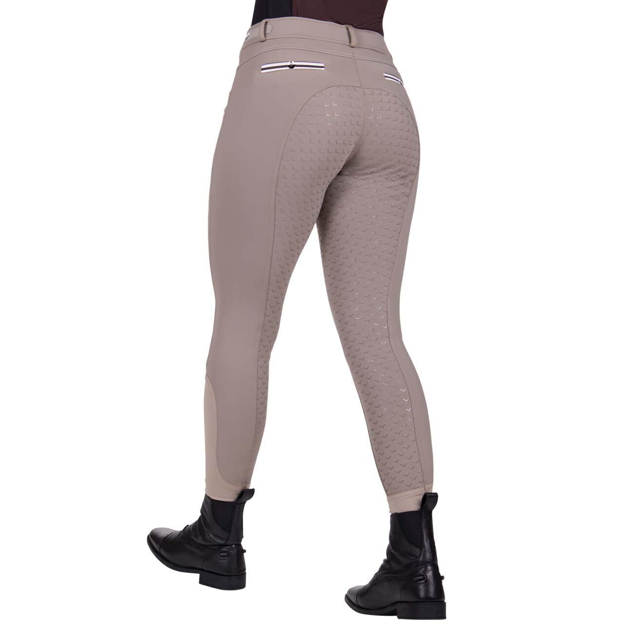 QHP Pantaloni da equitazione full grip Emma