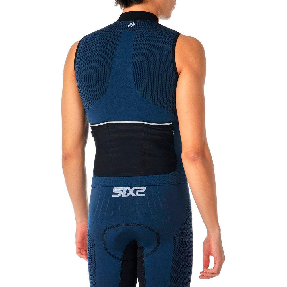 Maglia da ciclismo senza maniche SIXS CLIMA Blu 4/6