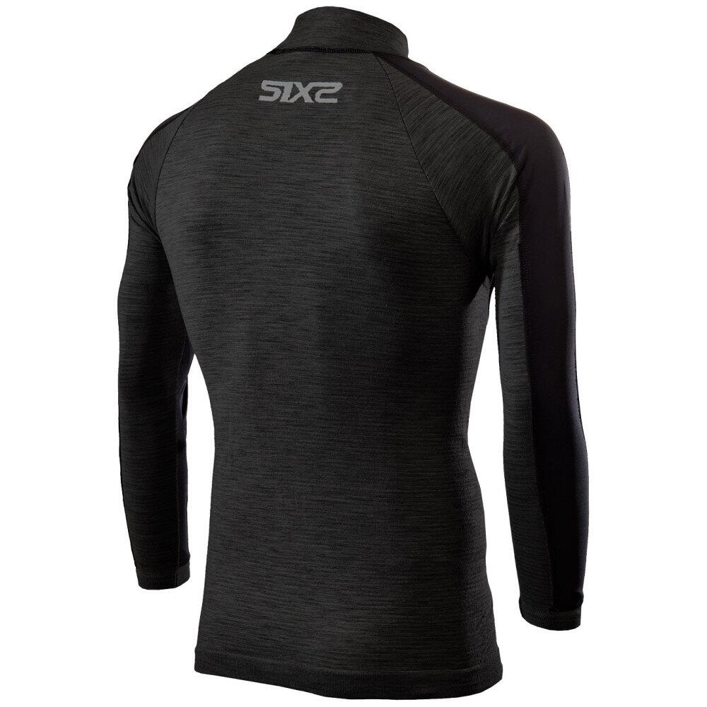 Camiseta interior de manga larga SIXS TS4 MERINOS Negro 2/6