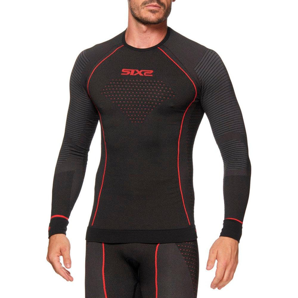 Camiseta interior de manga larga SIXS TS2W CU Negro 3/7