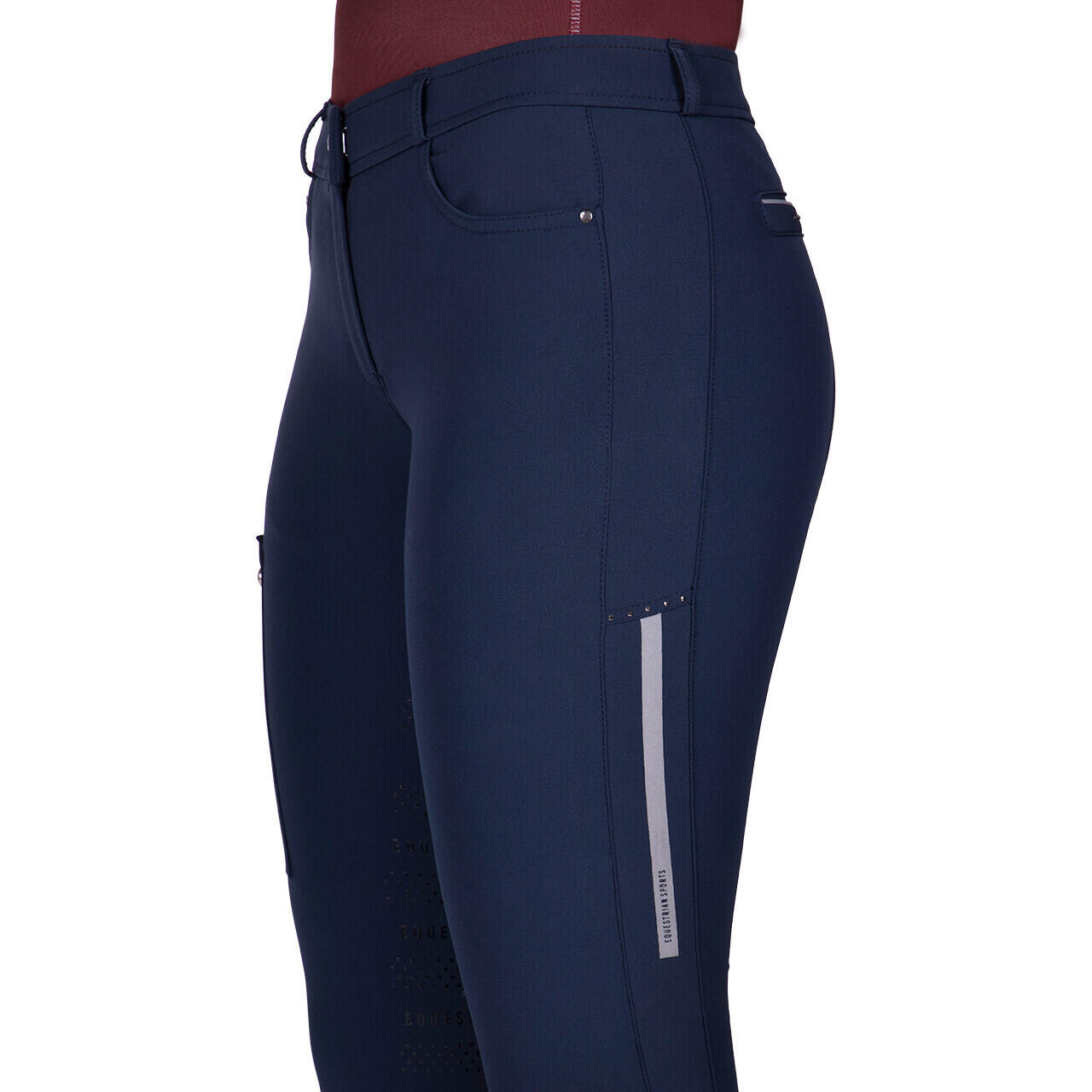 Pantalon équitation full grip QHP Qiara 5/7