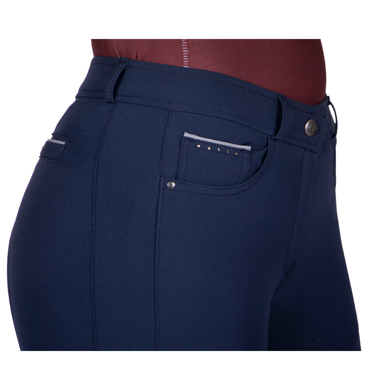 Pantalon équitation full grip QHP Qiara 7/7