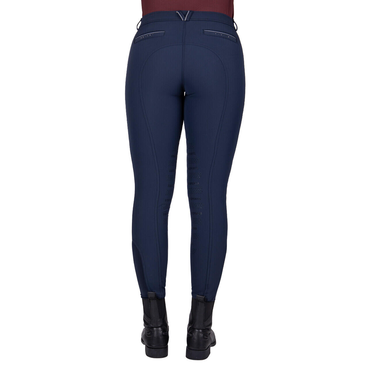 Pantalon équitation full grip QHP Qiara 3/7