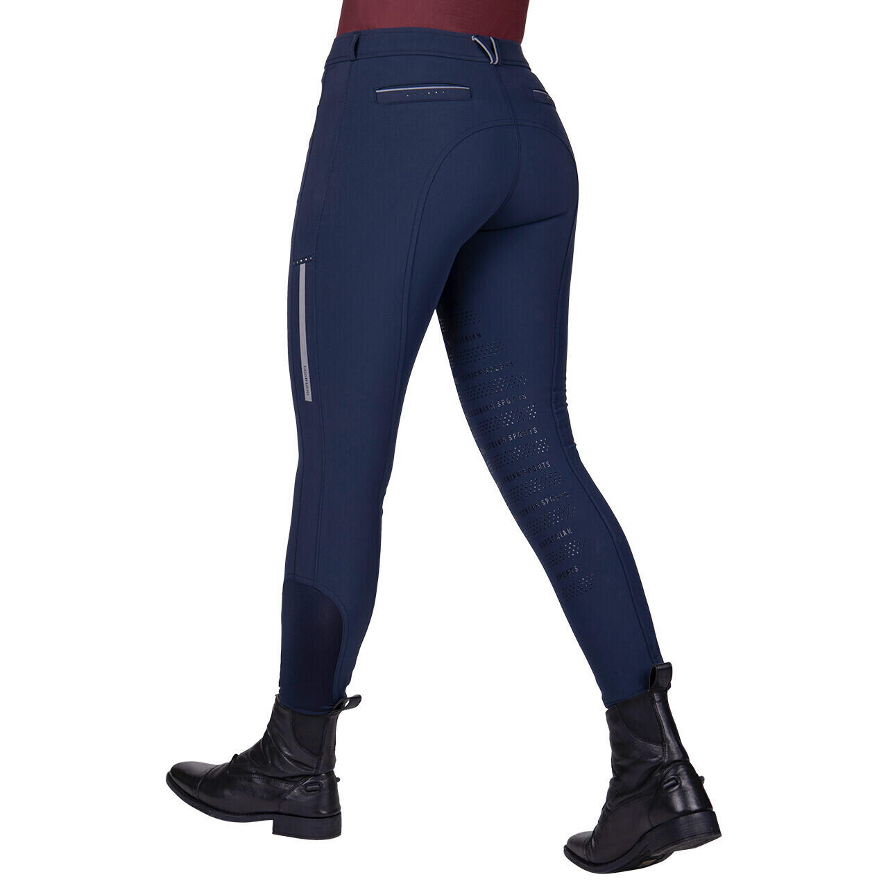 Pantalon équitation full grip QHP Qiara 4/7
