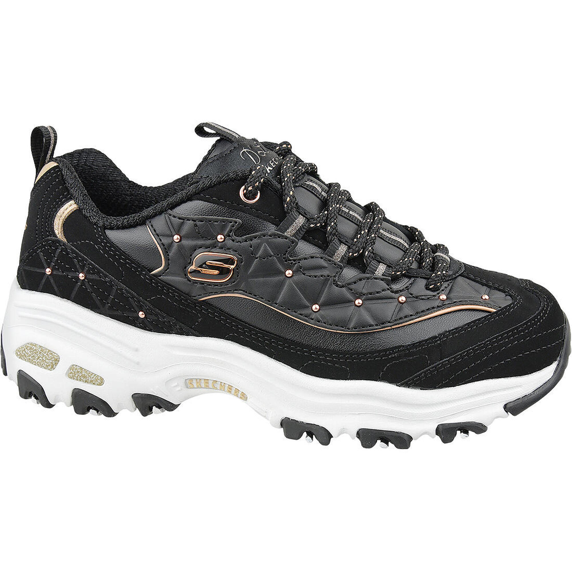 Skechers - Sneakers Pour Femmes Skechers D'Lites - Baskets - Noir - 36 - Decathlon