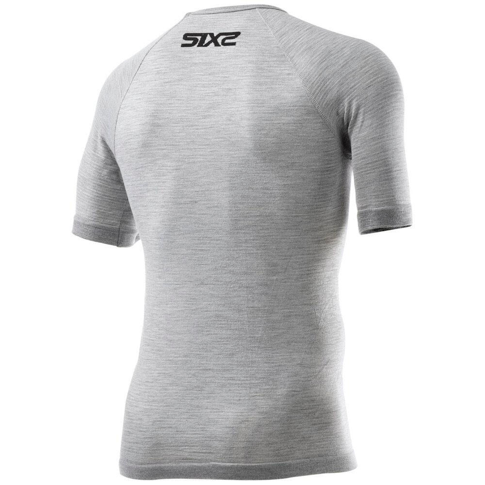 Camiseta interior de manga corta SIXS TS1 MERINOS Gris 2/4