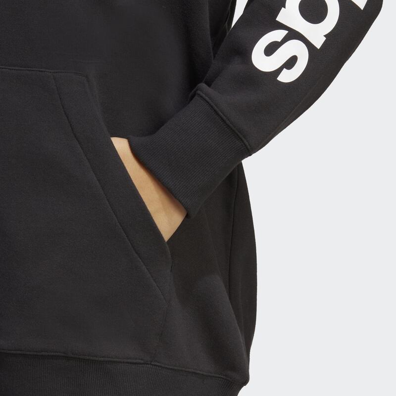 Veste à capuche entièrement zippée en molleton Essentials Linear (Grandes